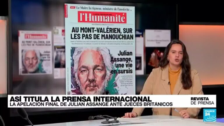 “Julian Assange, una vida en suspense”: ‘L’Humanité’