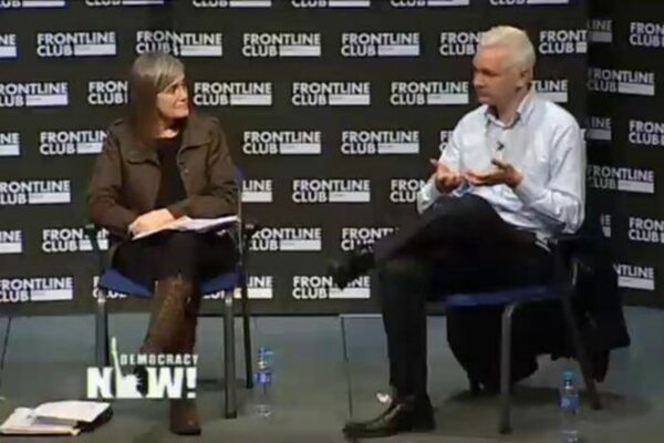 WikiLeaks’ Julian Assange & Philosopher Slavoj Zizek In Conversation With Amy Goodman 8 of 9