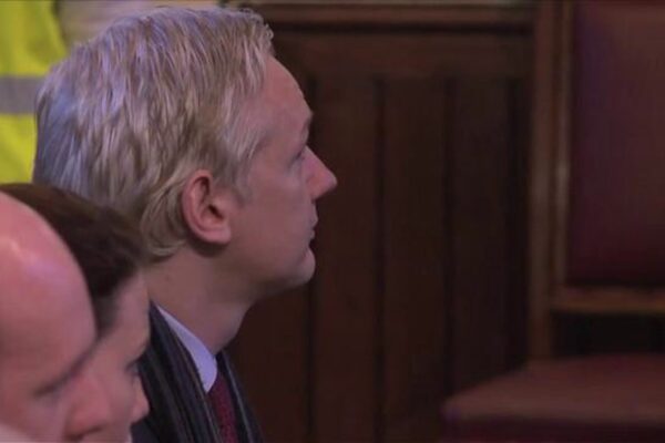 WikiLeaks’ Julian Assange speaking at Cambridge Union