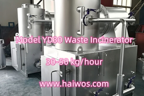 Model YD30 Waste Incinerator 30-50 kg/hour