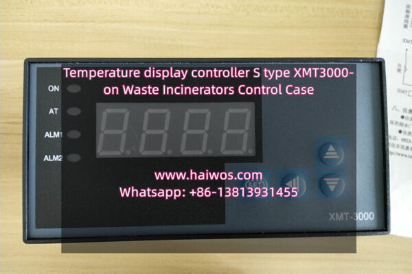 Temperature display controller S type XMT3000 for incinerator control case