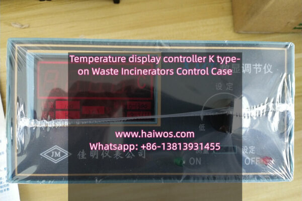 Temperature display controller K type for waste incinerator control case