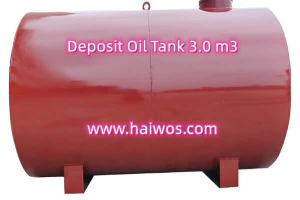 Diesel Oil Deposit Oil Tank 3m3 for Waste Incinerator