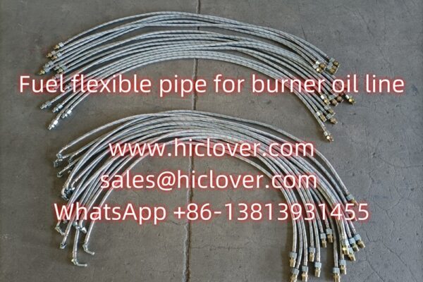 Fuel flexible pipe for burner oil line for burner