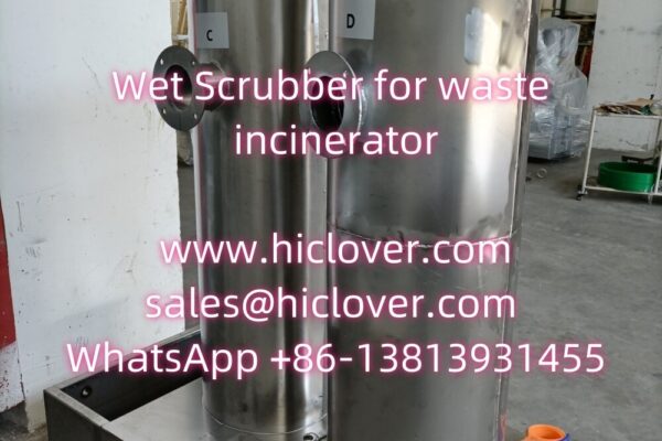 Wet Scrubber for waste incinerator Model TS10