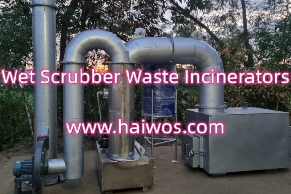 Wet Scrubber(Spray Tower) and Defogging Tower for Waste Incinerators Model TS10