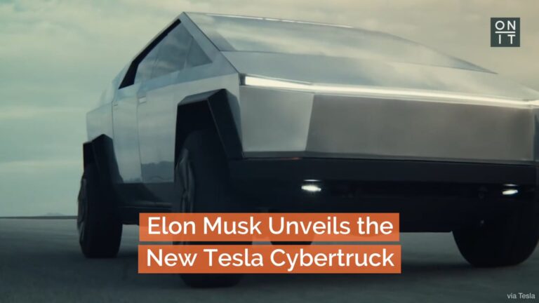 Elon Musk Unveils the New Tesla Cybertruck