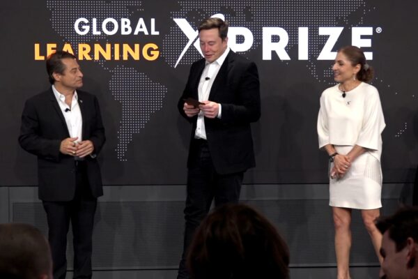 Xprize Global Learning Award with Elon Musk