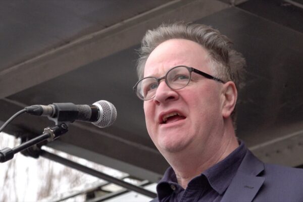NUJ President Speaks at Protest Opposing Julian Assange Extradition