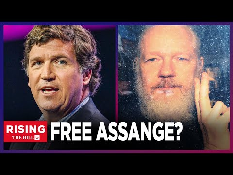 Tucker Carlson VISITS Wikileaks’ Julian Assange In UK Jail: Rising Team Reacts