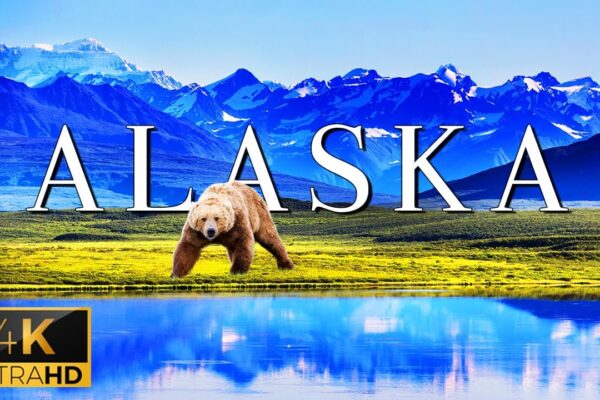 FLYING OVER ALASKA (4K UHD) – Relaxing Music With Stunning Beautiful Nature (4K Video Ultra HD)