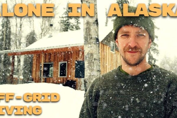 Cabin Life In A Snowstorm | Full Day Alone In The Wilderness | ASMR