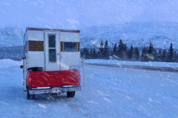 Truck Camping In A Blizzard At 52 Below | Our Plans Got Ruined…