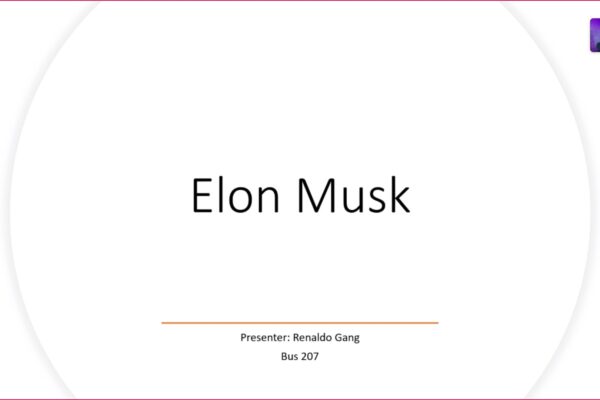 Elon Musk Presentation
