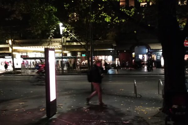 Free Julian Assange Melbourne Vigil Chalk Notice