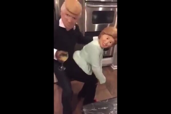 Trump Humping Hillary