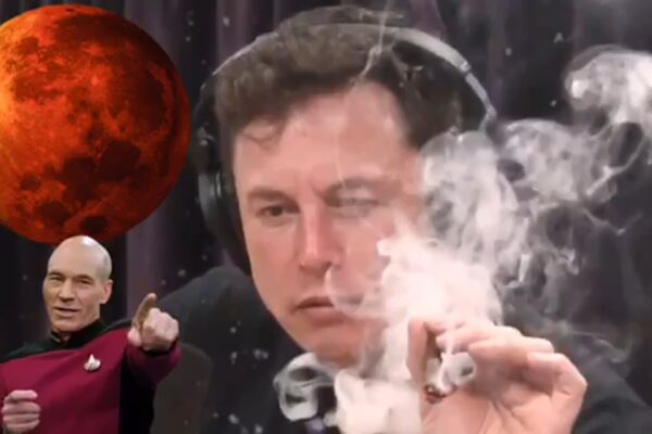 Elon Musk smokes tobacco with cannabis