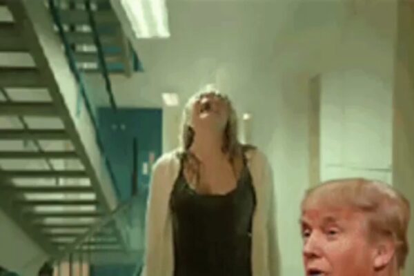 Trump enjoying tears