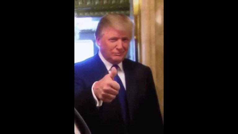 president trump winking